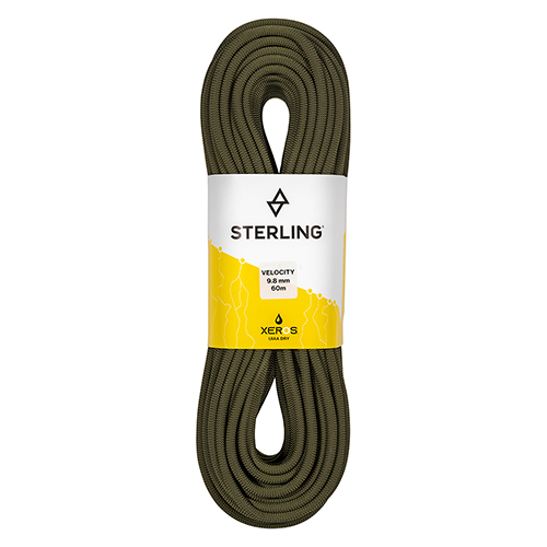 Velocity 9.8 Olive Drab XEROS Rope 60m Velocity 9.8 Olive Drab XEROS Rope 60m