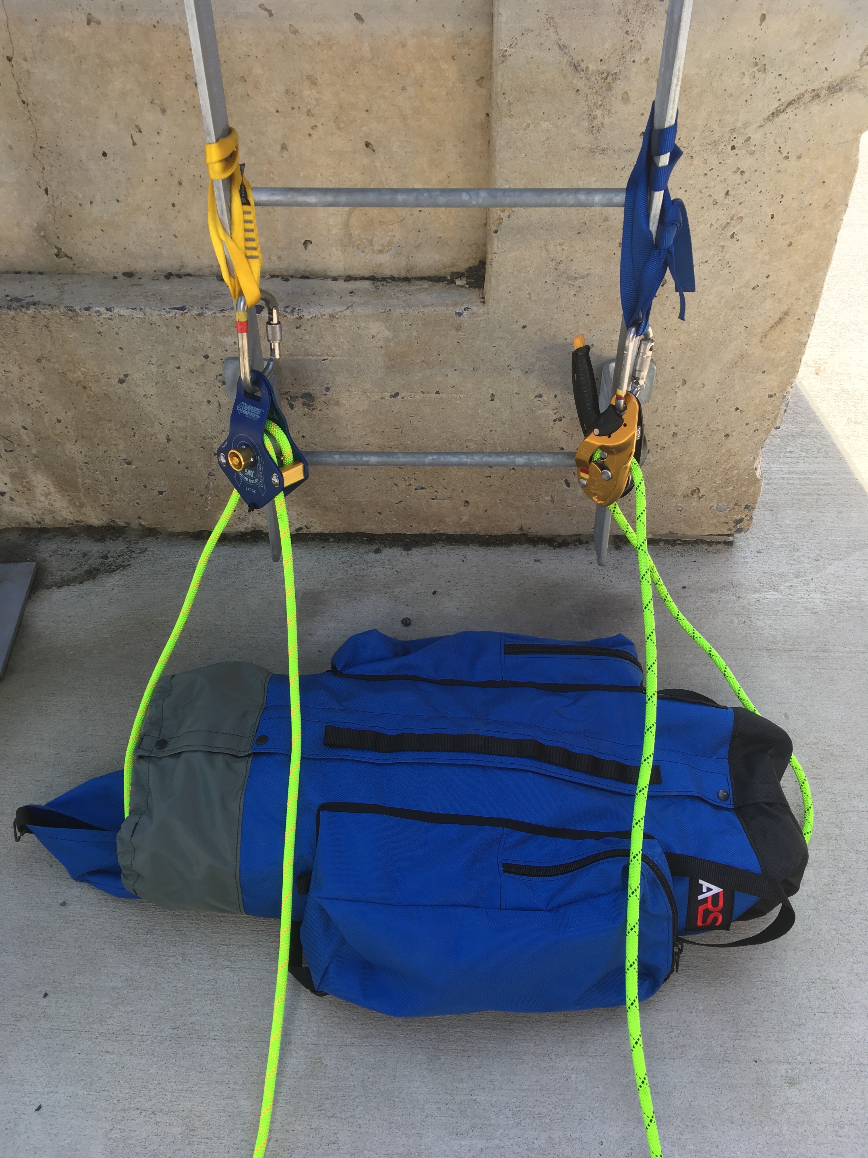 Details about   Medium Size Blue Rope Bag 20” X 14” For Rescue/ Climbing/Caving Rope Storage ER3