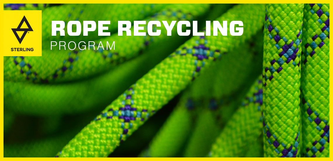 We've made rope recycling a priority since 2008, and you can help.
